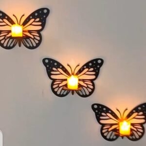 Butterfly wall shelf   3 pcs Set (random color )
