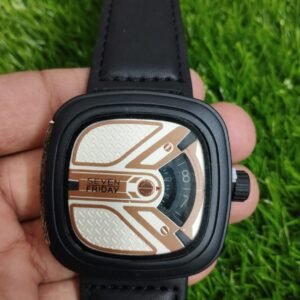 SEVEN FRIDAY Watch GOOD QUALITY  With normal box  ( black )
