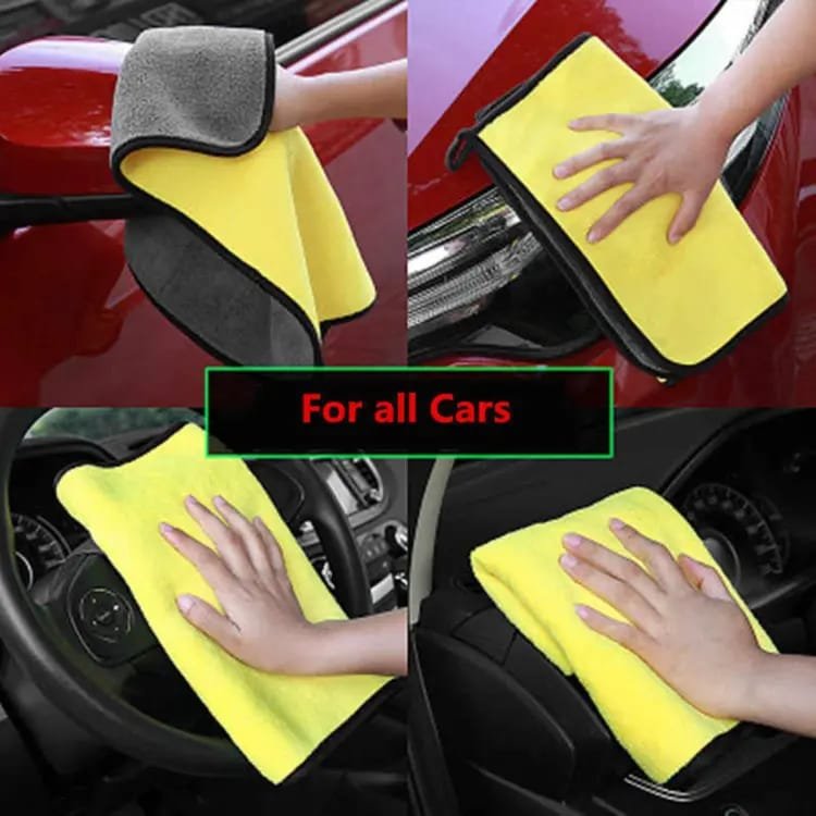 Microfiber Towel for car cleaning good quality 30*40 cm (random color)