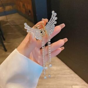 Beautiful Zircon korean Butterfly Hair Claw
