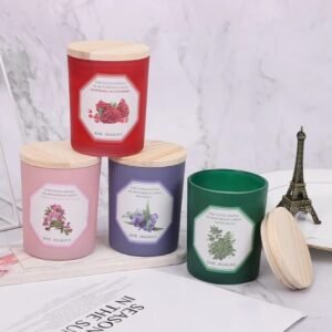 Expressions beautiful life scented candle ( wooden lid) pack of 1.