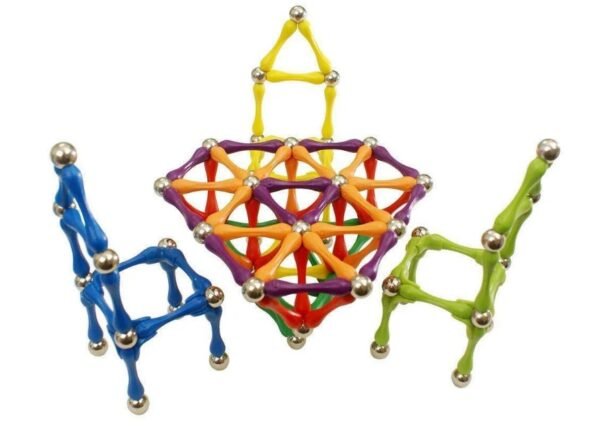 25pcs Magnetic Building Set - Educational and Stimulating Magnetic Toy for Both Kids and Adults, 3D Building Blocks & Tiles Puzzle Without box - Image 3