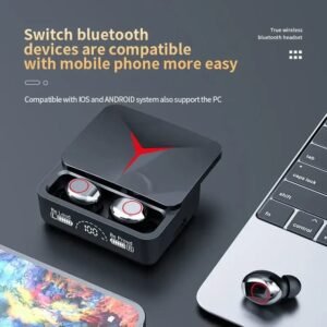 M90 Pro TWS Bluetooth Headphones Touch Control Earphones LED Display Headset High Quality Wireless Earbuds