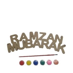 Ramadan  mubarak Kids activities Art & craft Wooden material