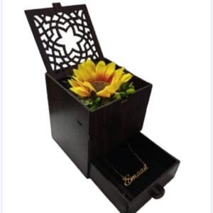 Jewelry box MDF wood material