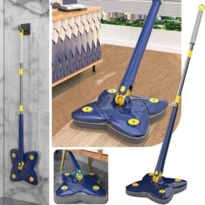 Cleaning Mop 360° Rotatable Adjustable Corner Mop  Self Squeezing Wringing Mop Multifunctiona Rotating Mop for Floor Wall Window