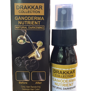 Anti-Greying Hair spray , Drakkar spray  for Hair, Organic Ganoderma, Inverted Essence for Grey Hair, Darkens Your Hair Naturally Without Damaging (30ML)