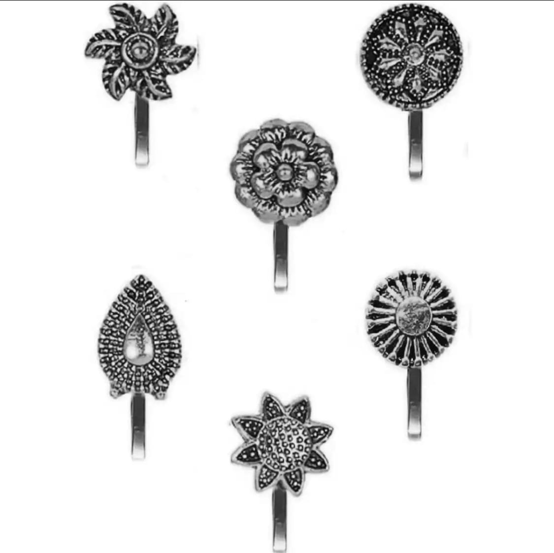 mini nose stud 12 pieces Stone Nose Pin/ Nose Ring For Girls/Women - Image 15