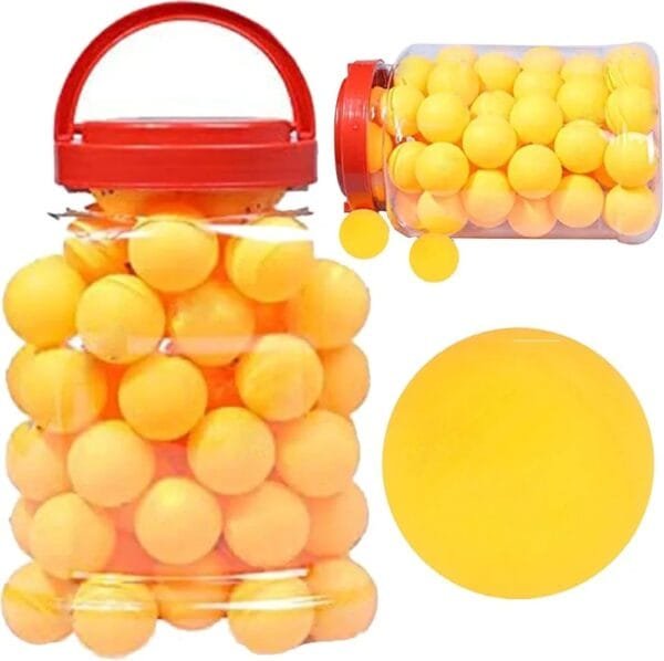 60 Balls Pack Ping Pong Balls Set, Table Tennis Balls, Advanced Training, Practice, Durable Professional Grade - Image 2