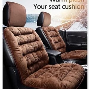 Car seat comforter | Car Cushion Seat |Back Support | Velvet Car Cushion Seat (Random Colors)