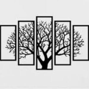 Tree wall decoration MDF Wood material