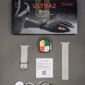 T10-Ultra Smart Watch T10 Ultra 2 Watch Big Screen 2.20 infinite Display Bluetooth Call Game Heart Rate Sleep Monitoring Smart Watch (Random Color)