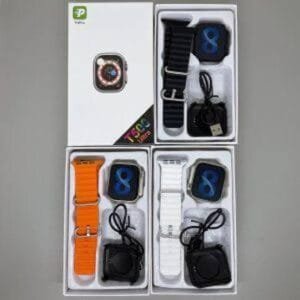 T500 Ultra Smart Watch Sleek and stylish design with a large touchscreen display Compatibility: Works with iOS and Android devices via Bluetooth connectivity (random color)