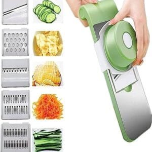 Multi functional Safe Manual Vegetable Slicer Cutter Potato Shredders Garlic Carrot Grater Chopper (Random colors)