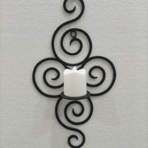 Vertical Candle Holder | Wooden Wall Hanging Candle Holder | Wall Mounted Sconces Holder Candle