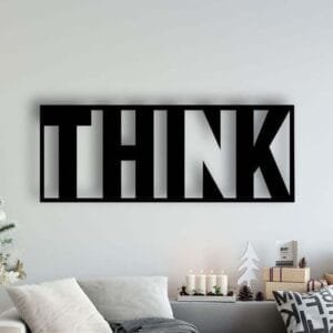 Think  Wall decoration sticker  MDF material