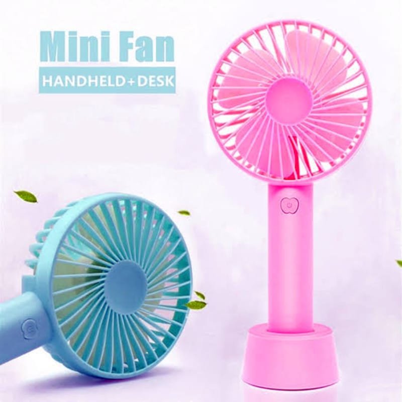 Portable hand-held fan Handheld Mini Fan USB portable Rechargeable Fan (Random colors) - Image 2
