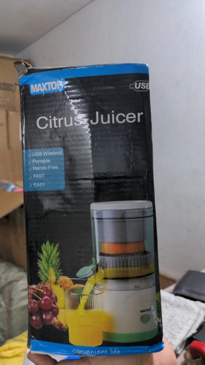 PORTABLE ELECTRIC CITRUS JUICER RECHARGEABLE HANDS | Orange, Lemon Juicer and Squeezer | Juice Extractor | Juice Blender - Image 9