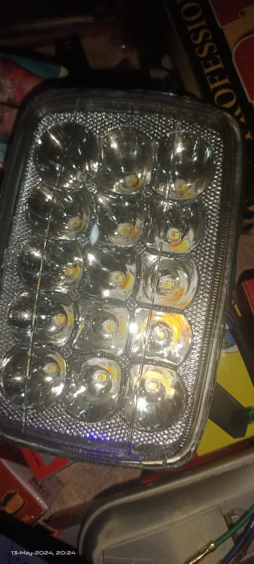 New 5 function Led headlight 15 led fog bike headlight super bright FOR CD 70 &125 - Image 3