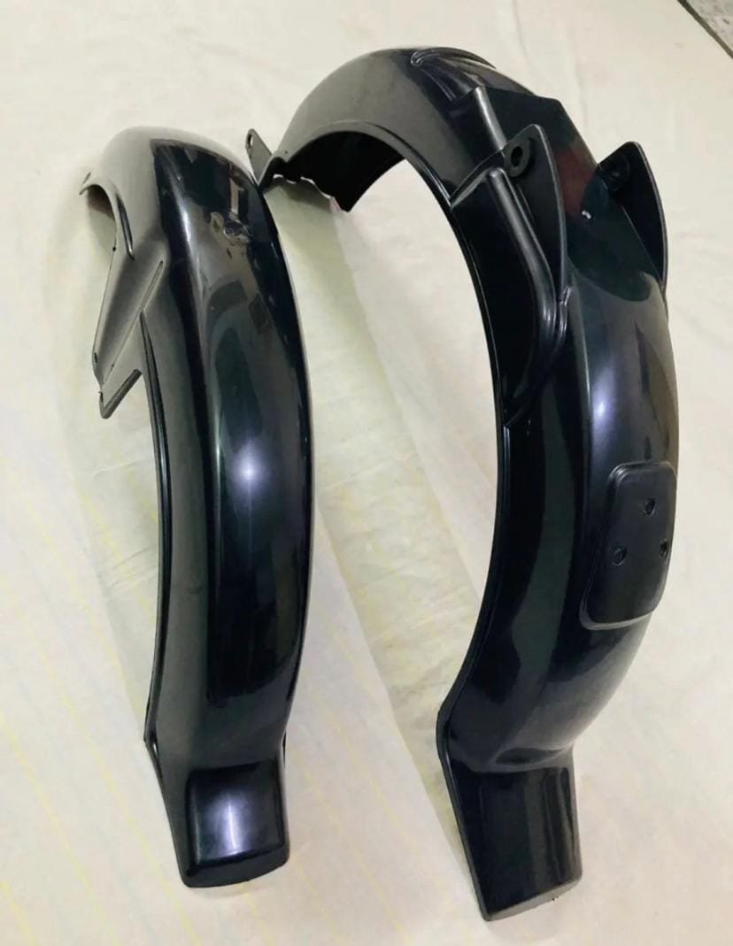 Black plastic mudguardand chain cover For All 70cc bikes genuine fitting unbreakable rust proof Make with pure material - Image 2