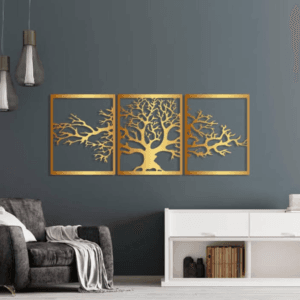 3 pec set  Tree art Wall decorations  Acrylic mirror material