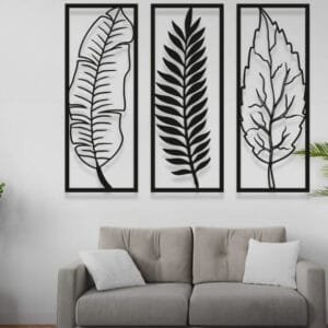 Leafs wall art  Room decoration Wall hanging  MDF material , Room Decoration, Suitable For Home Living Room Bedroom