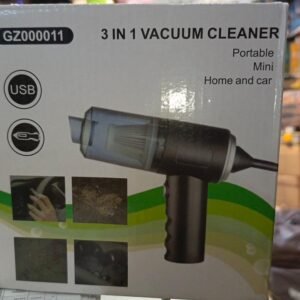 3 In 1 Portable Vacuum Cleaner Duster Blower Air Pump Wireless Hand-held Cleaning For Car Home (GZ000011)