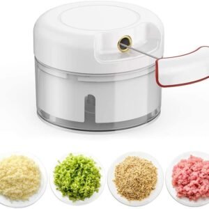 Mini Chopper Powerful Meat Grinder Hand-power Food Chopper Mincer Mixer Blender Chop Meat Fruit Vegetable Nuts Shredder