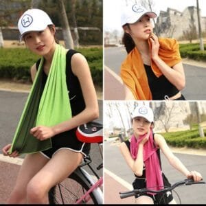 Hot Sale Cool Towel New Ice Cold Enduring Running Jogging Gym Instant Cooling Outdoor Sports Towel 30*90 size (random color)