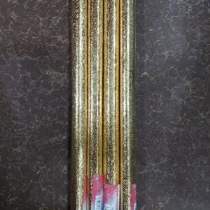 Golden Foil Kitchen Wallpaper Stickers, Peel & Stick Aluminum Foil Wall Paper, Self-Adhesive Oil Proof Waterproof Sticker for Kitchen Size (60cm × 200cm)