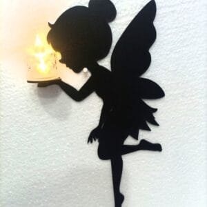 Fairy candle holder   Wall decorations  MDF material
