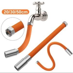 360° RotatinG Faucet Pipe Nuzzel 50cm / Flexible Silicone Faucet and 360° Shapeable Water Pipe, Suitable for Faucet Hoses in Kitchen and Bathroom