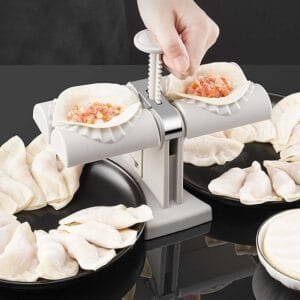 Dumpling and samosa maker Double Header, Automatic And Quick In Operation, Suitable For Samosa, Ravioli Mold, Pierogi, Pie, Empanada And Much More