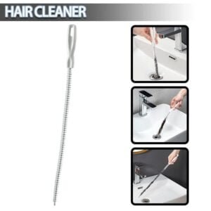 Hair Cleaner Stick 45cm Flexible Pipe Dredging Strip Professional Sewer Pipe Hair Remover For Washroom Wash Basin Cleaning Hook Unblocking Strip