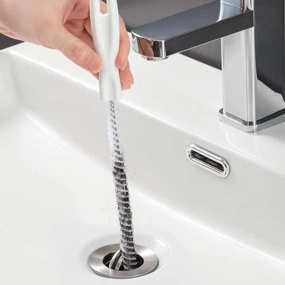 Hair Cleaner Stick 45cm Flexible Pipe Dredging Strip Professional Sewer Pipe Hair Remover For Washroom Wash Basin Cleaning Hook Unblocking Strip - Image 4