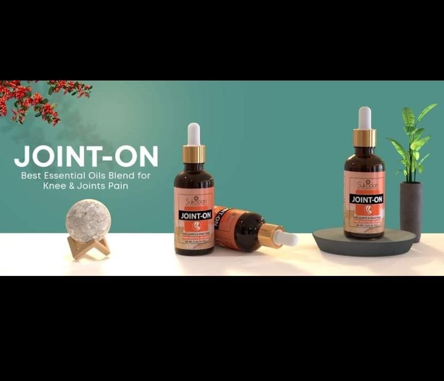 Sukoon Joint On Essential Oil Blend for pain in joints, back pain, arthritis pain, knee pain, tennis elbow, strains and sprains (30ml) - Image 4
