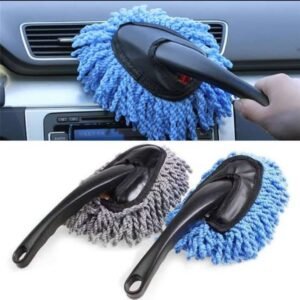 Car Wash Microfiber Cleaning Brush Car Collector Cleaning Dusts Mop Bristles Strong Water Absorption Vehicle Cleaning Wax Mop Brush, Home Cleaning Used Dust Removal Dusting Tool (Random Colors)