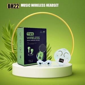 TWS bh22 music wireless Bluetooth ear buds | Bluetooth earphones, earbuds, headset for Men and women (random color)