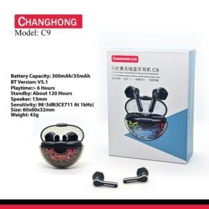 Changhong c9🔥Bluetooth 5.1, HD Sound Quality Wireless Airbuds