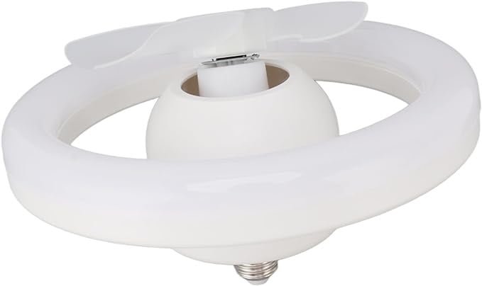 360° Rotating Socket Ceiling Fan with Light and Remote - Image 5