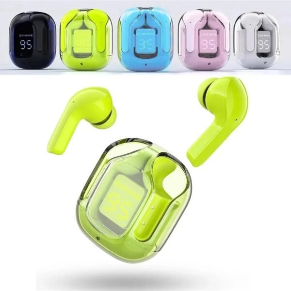 Air31 ultrapods max earbuds TWS Wireless 5.3 Earbuds With Digital Display (random color) - Image 7