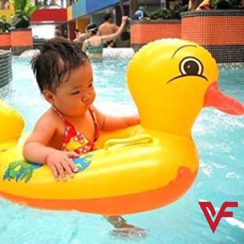 Duck Baby Floats Tube, Inflatable Duck Pool Float, Baby Floating Seat, Children Swim Ring, Kids Inflatable Floats, Yellow Duck Seat Boat for Toddler - Image 5