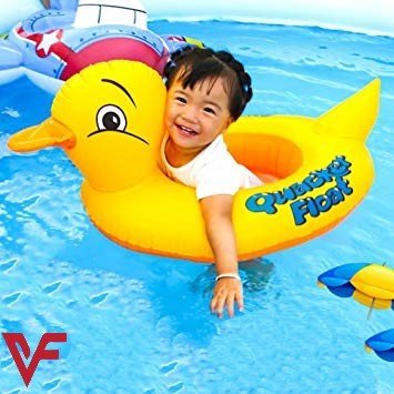 Duck Baby Floats Tube, Inflatable Duck Pool Float, Baby Floating Seat, Children Swim Ring, Kids Inflatable Floats, Yellow Duck Seat Boat for Toddler - Image 6