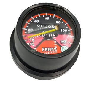 Single round style meter universal for motorcycle cafe racer style