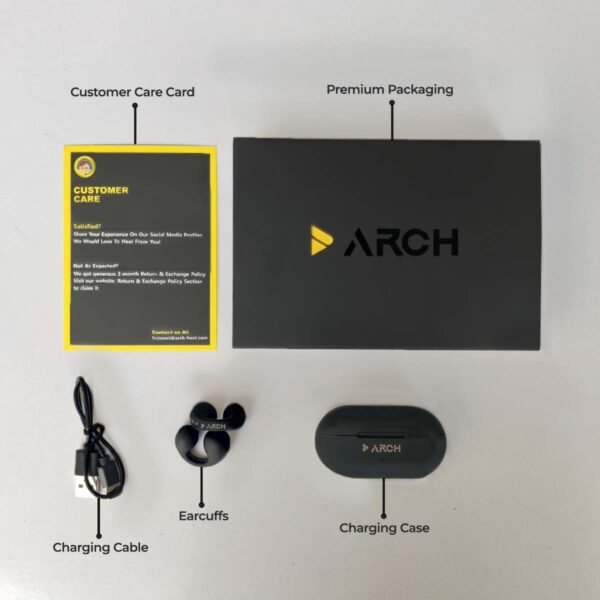 "🎧 Arch Earcuffs 2.0 Wireless Bluetooth Earbuds (random color) - Image 2