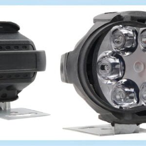 2PCS Work Lights 6 LED Motorcycle Headlight Spot Light Waterproof Super Bright Auxiliary Scooters Universal 12v Led Bar