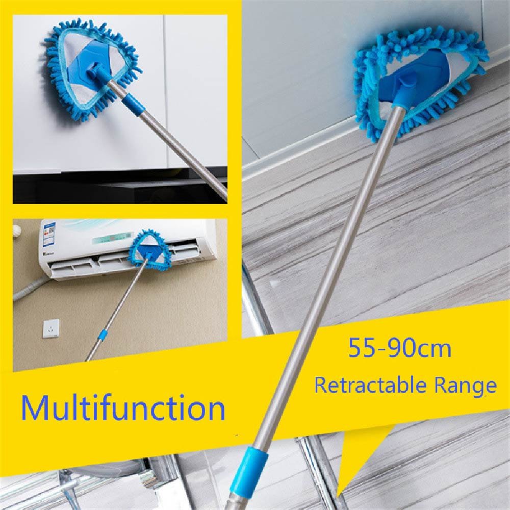 Adjustable Mini Duster | 180 Degree Flexible Triangle Mop (Random colors) - Image 5