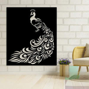 Peacock art Wall decoration MDF wood material
