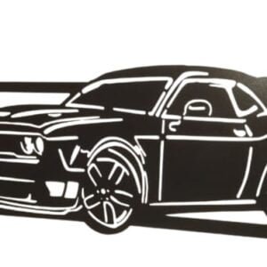 Car Wall decoration Hanging MDF material  Black color