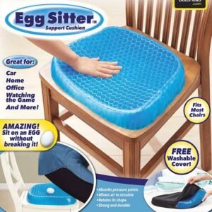 Egg seater, Gel seat cushion, support cushion, Breathable Honeycomb Design For Chair Car Office, Best Design to Absorb Pressure on Driver's Seat, Office seat, House seats
